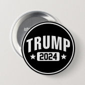 Trump 2024 ronde button 7,6 cm (Voorkant /achterkant)