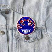 Trump 2024 ronde button 7,6 cm (In situ)
