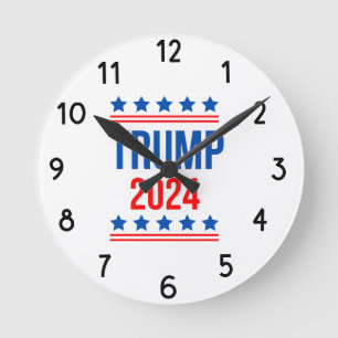 Trump 2024 ronde klok