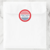 Trump 2024 ronde sticker (Tas)