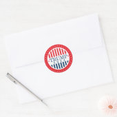 Trump 2024 ronde sticker (Envelop)
