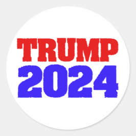 Trump 2024 ronde sticker