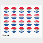 Trump 2024 ronde sticker (Vel)