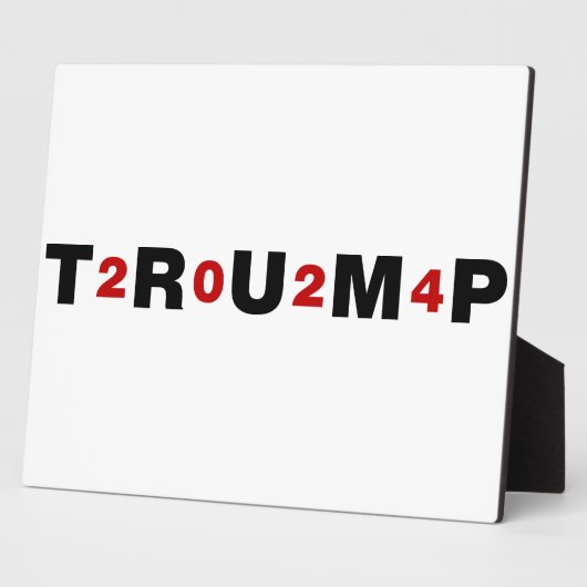 Trump 2024 Rood Fotoplaat (Zijkant)