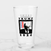 TRUMP 2024 RWB GLAS (Voorkant)