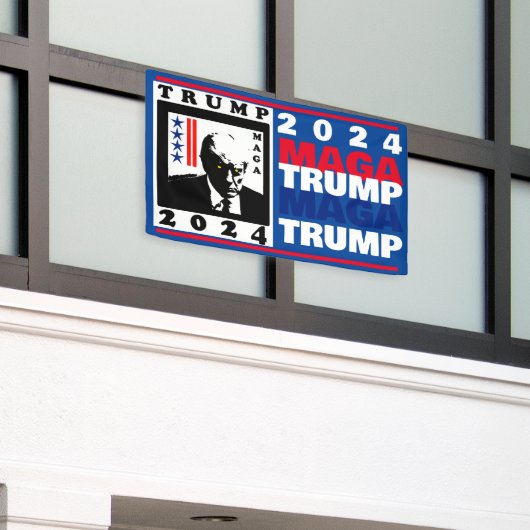 TRUMP 2024 RWB SPANDOEK (Buitenkant Gebouw)
