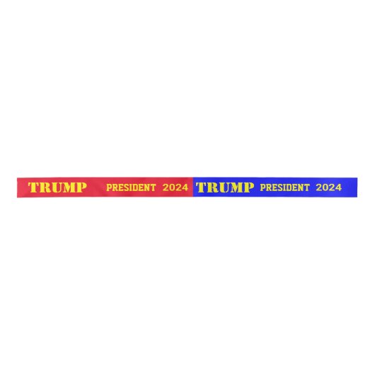 TRUMP 2024 SATIJNEN LINT (Voorkant)