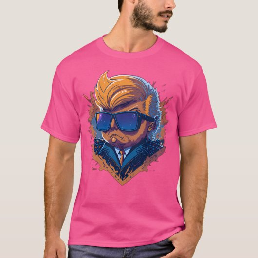 Trump 2024 Satire - Transformatieve parodie voor P T-shirt (Voorkant)