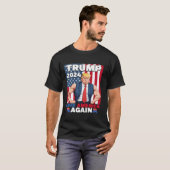 Trump 2024 Save America Again T-Shirt (Voorkant volledig)