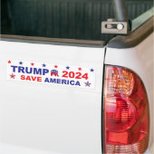 TRUMP 2024 SAVE AMERICA BUMPERSTICKER (Op Truck)