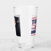 Trump 2024 Save America Glas (Links)