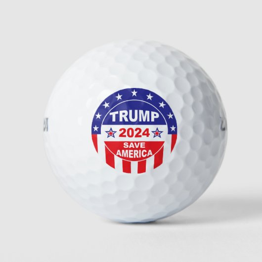 TRUMP 2024 SAVE AMERICA GOLFBALLEN (Voorkant)