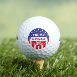 TRUMP 2024 SAVE AMERICA GOLFBALLEN