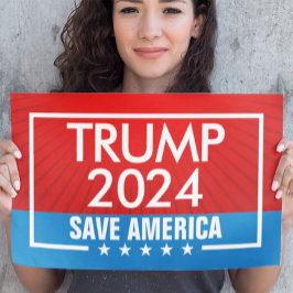 Trump 2024 Save America Graphic Poster