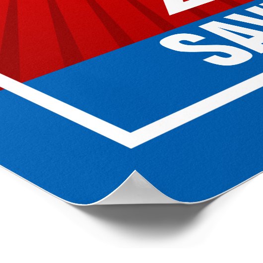 Trump 2024 Save America Graphic Poster (Hoek)