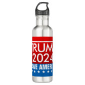Trump 2024 Save America Graphic Waterfles (Voorkant)