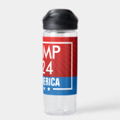 Trump 2024 Save America Graphic Waterfles (Achterkant)