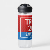 Trump 2024 Save America Graphic Waterfles (Voorkant)