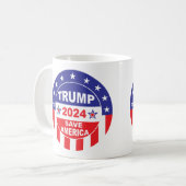 TRUMP 2024 SAVE AMERICA KOFFIEMOK (Voorkant links)