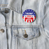TRUMP 2024 SAVE AMERICA RONDE BUTTON 5,7 CM (In situ)