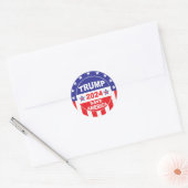 TRUMP 2024 SAVE AMERICA RONDE STICKER (Envelop)