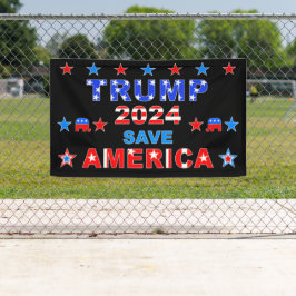 TRUMP 2024 SAVE AMERICA SPANDOEK