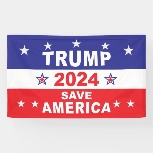 TRUMP 2024 SAVE AMERICA SPANDOEK (Horizontaal)