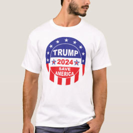TRUMP 2024 SAVE AMERICA T-SHIRT