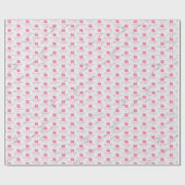 Trump 2024 Schattige roze olifant Cadeaupapier (Vlak)