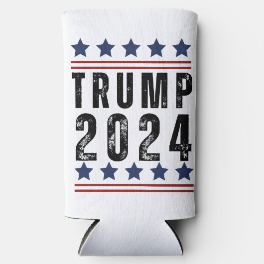 Trump 2024 seltzer blikjeskoeler (Voorkant)