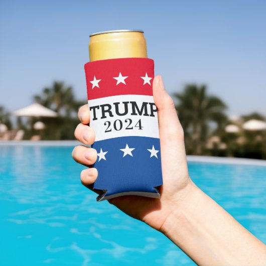 Trump 2024 seltzer blikjeskoeler (Insitu Zwembad)