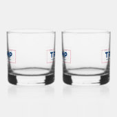 Trump 2024 set van 2 whisky glas (Rechts)