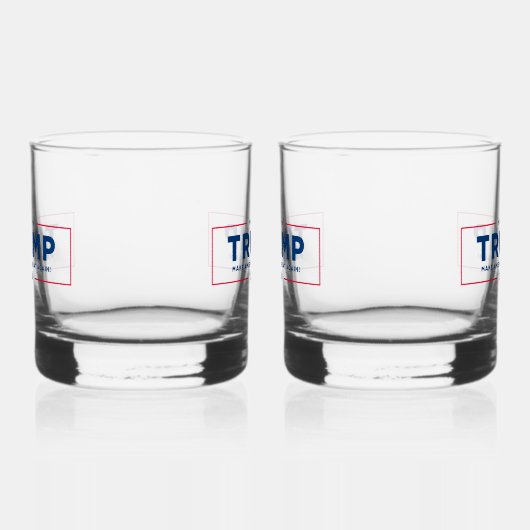 Trump 2024 set van 2 whisky glas (Links)
