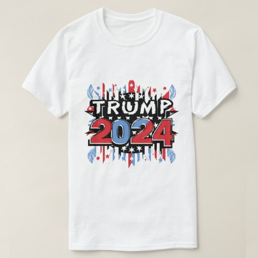 Trump 2024 Shirt Neem Amerika terug (Design voorkant)