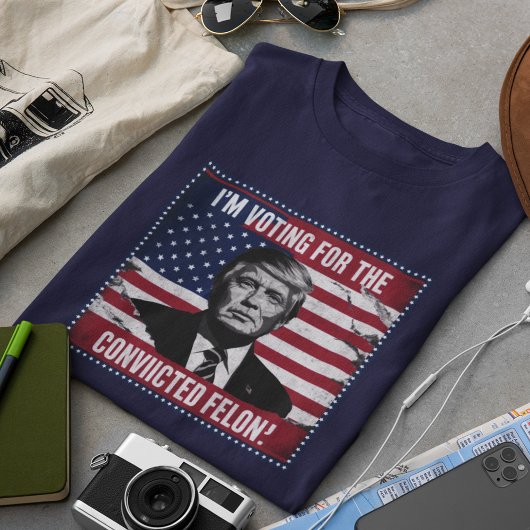 Trump 2024 shirt veroordeelde misdadiger