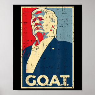 Trump 2024 Shirten Goat Trump Poster 2024 - UNI, N