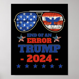 Trump 2024-shirts - Grappige Patriottische 4 juli- Poster