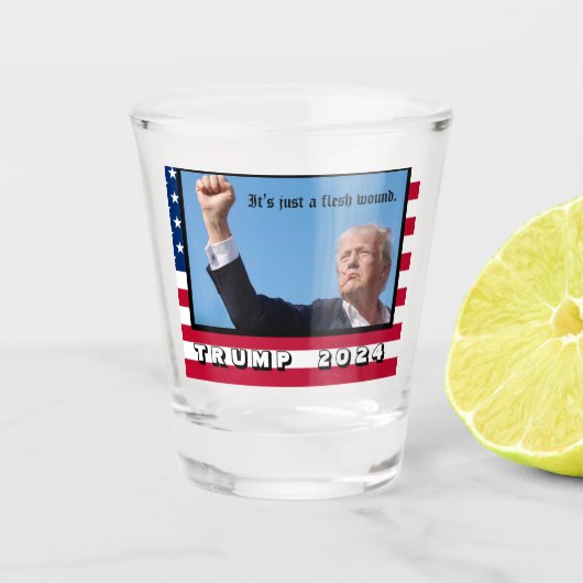 Trump 2024 shot glas (Voorkant)