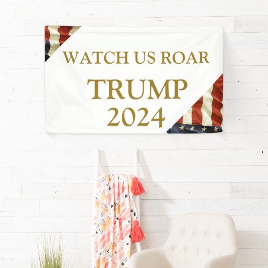 Trump 2024 spandoek (Insitu)