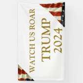 Trump 2024 spandoek (Verticaal)