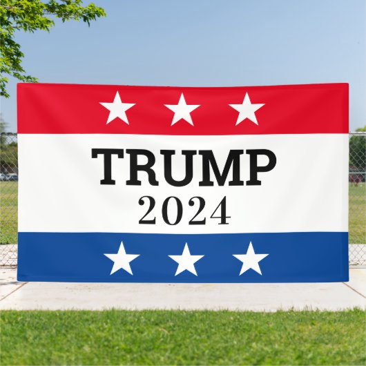 Trump 2024 spandoek (Buitenkant)