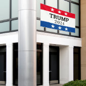 Trump 2024 spandoek (Buitenkant Gebouw)