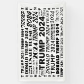 Trump 2024 spandoek (Verticaal)