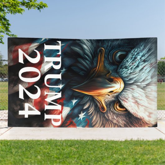 Trump 2024 spandoek (Buitenkant)