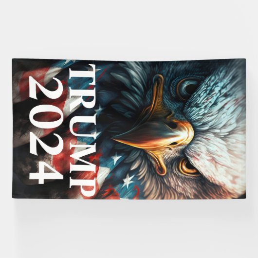 Trump 2024 spandoek (Horizontaal)