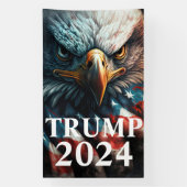 Trump 2024 spandoek (Verticaal)