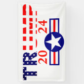 Trump 2024 spandoek (Verticaal)