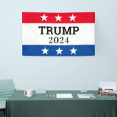 Trump 2024 spandoek (Beurs)