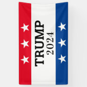 Trump 2024 spandoek (Verticaal)