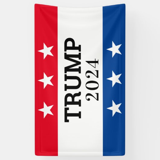 Trump 2024 spandoek (Verticaal)